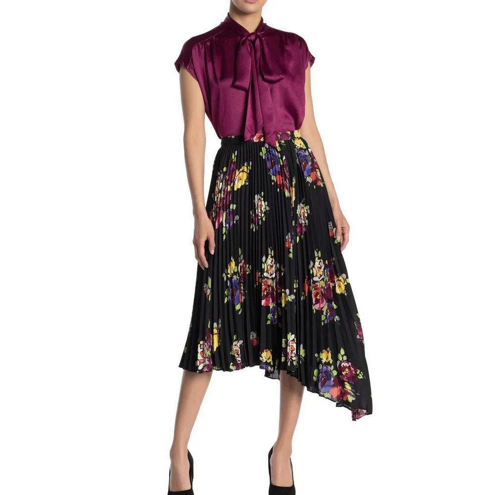 NWT KATE SPADE NEW YORK Satin Neck Tie Top, Medium